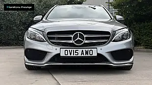 Used 2015 Mercedes-Benz C Class AMG Line Silver - Interior and Exterior details 11