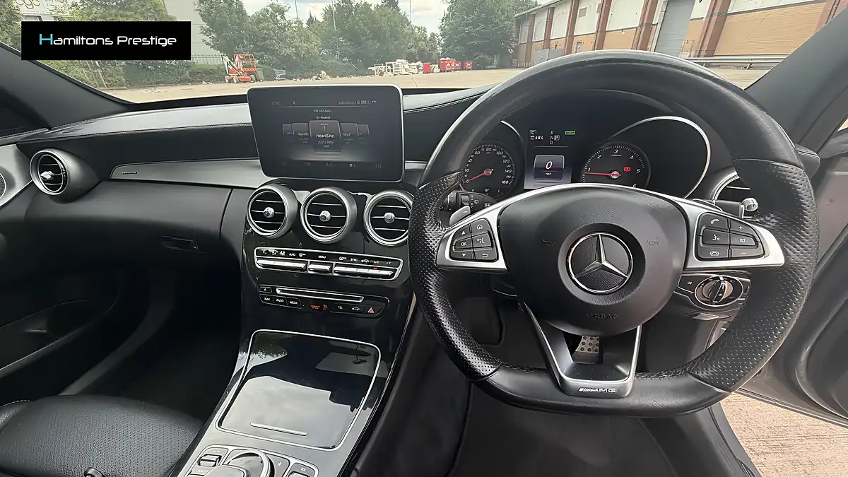 Used 2015 Mercedes-Benz C Class AMG Line Silver - Interior and Exterior details 15