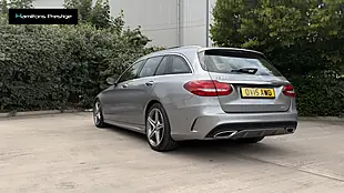 Used 2015 Mercedes-Benz C Class AMG Line Silver - Interior and Exterior details 17