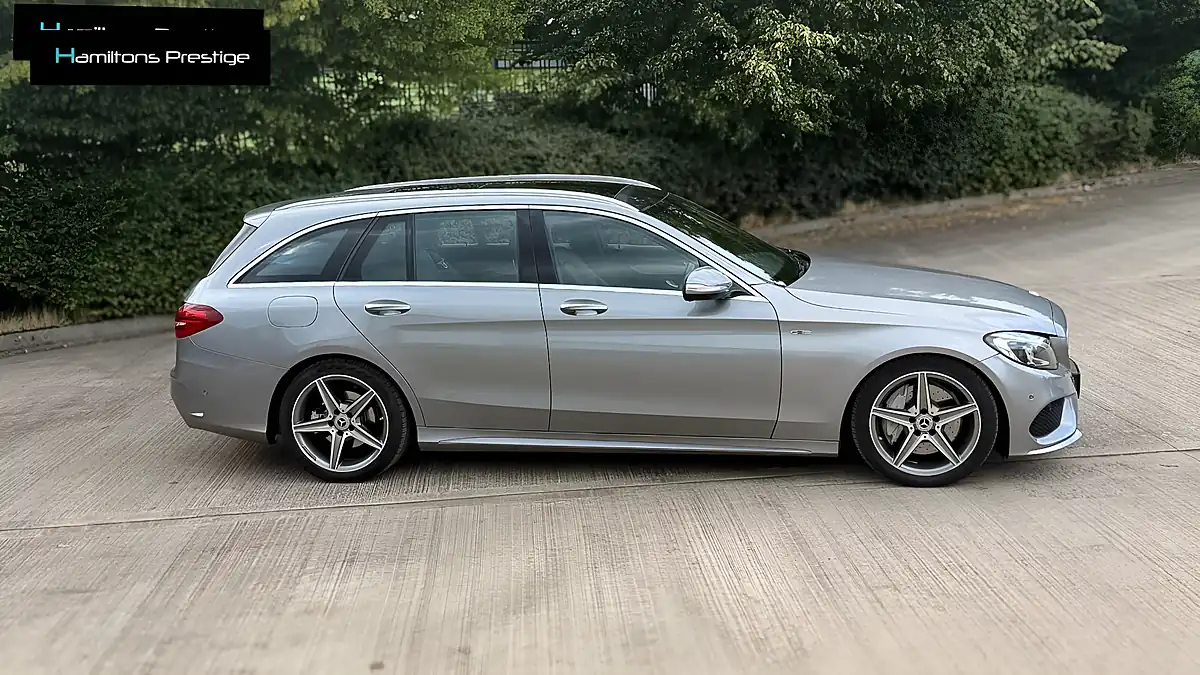 Used 2015 Mercedes-Benz C Class AMG Line Silver - Interior and Exterior details 2