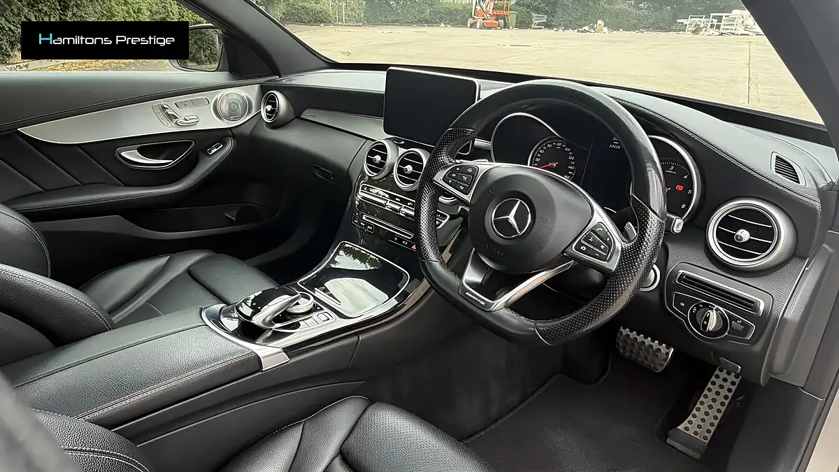 Used 2015 Mercedes-Benz C Class AMG Line Silver - Interior and Exterior details 6
