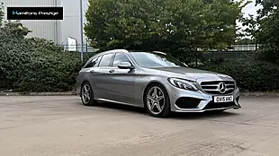 Used 2015 Mercedes-Benz C Class AMG Line Silver - Interior and Exterior details 8