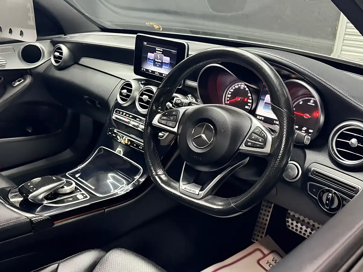 Used 2015 Mercedes-Benz C-Class AMG Line Silver - Interior and Exterior details 19