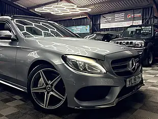 Used 2015 Mercedes-Benz C-Class AMG Line Silver - Interior and Exterior details 2