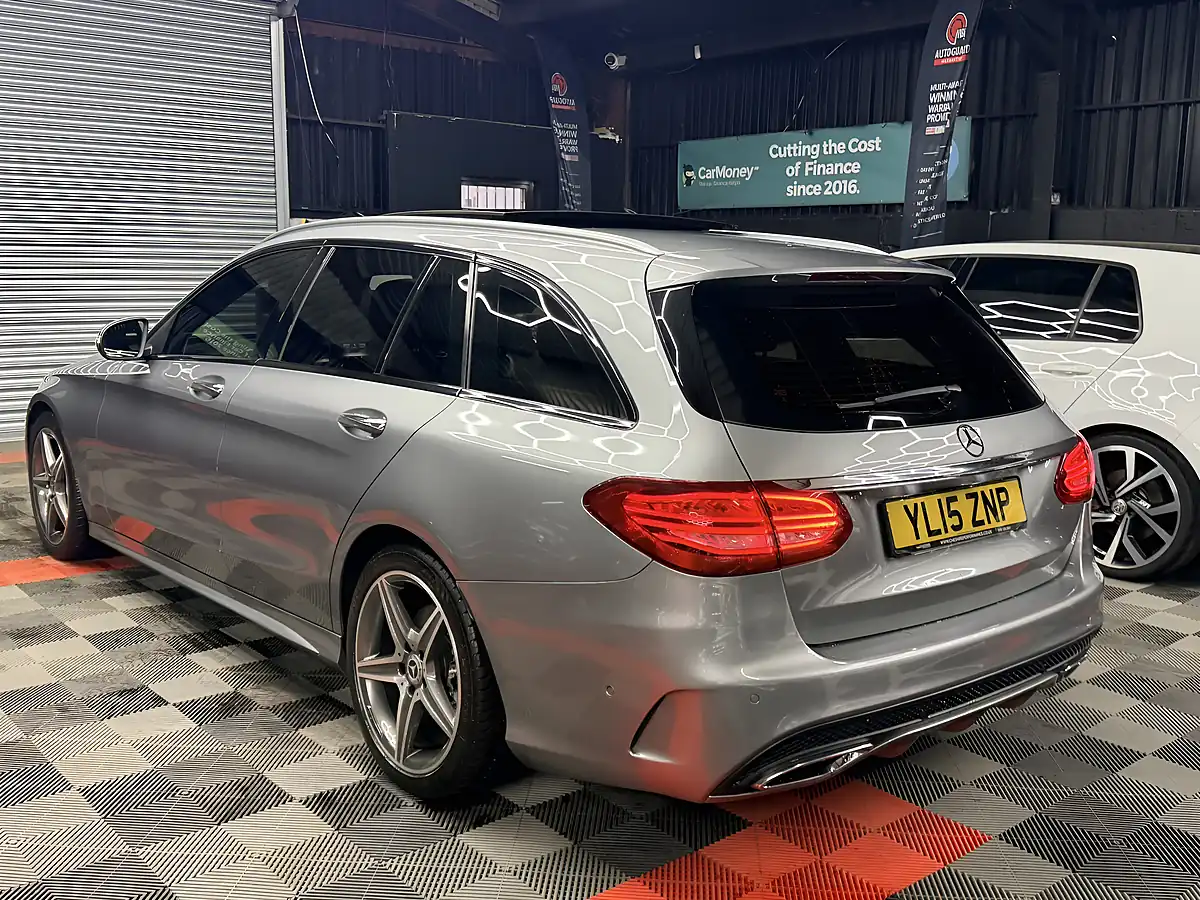 Used 2015 Mercedes-Benz C-Class AMG Line Silver - Interior and Exterior details 5