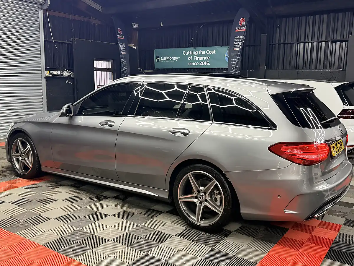 Used 2015 Mercedes-Benz C-Class AMG Line Silver - Interior and Exterior details 7