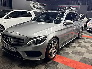 Used 2015 Mercedes-Benz C-Class AMG Line Silver - Interior and Exterior details 8