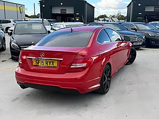 Used 2015 Mercedes-Benz C Class AMG Sport Edition Red - Interior and Exterior details 10