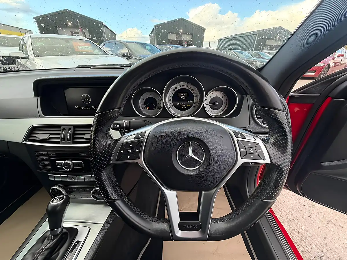 Used 2015 Mercedes-Benz C Class AMG Sport Edition Red - Interior and Exterior details 18