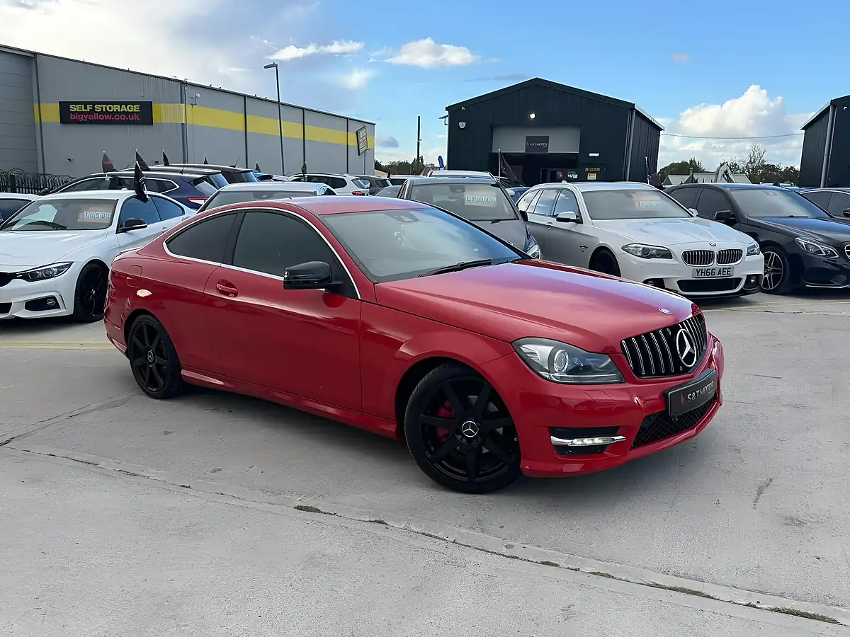 Used 2015 Mercedes-Benz C Class AMG Sport Edition Red - Interior and Exterior details 2