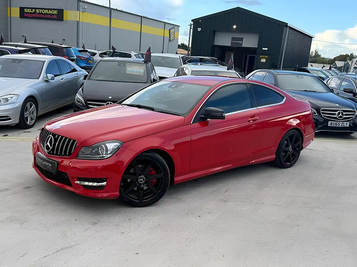 Used 2015 Mercedes-Benz C Class AMG Sport Edition Red - Interior and Exterior details 4