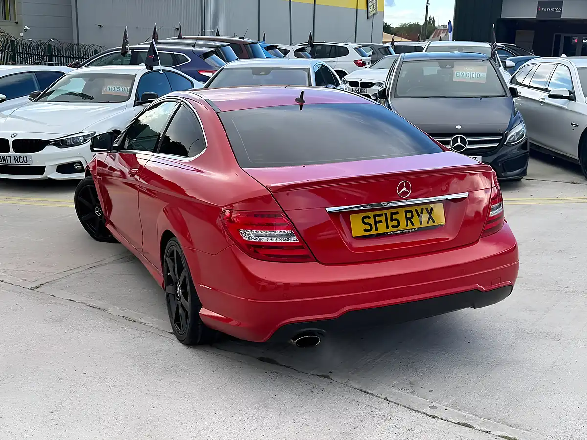 Used 2015 Mercedes-Benz C Class AMG Sport Edition Red - Interior and Exterior details 5