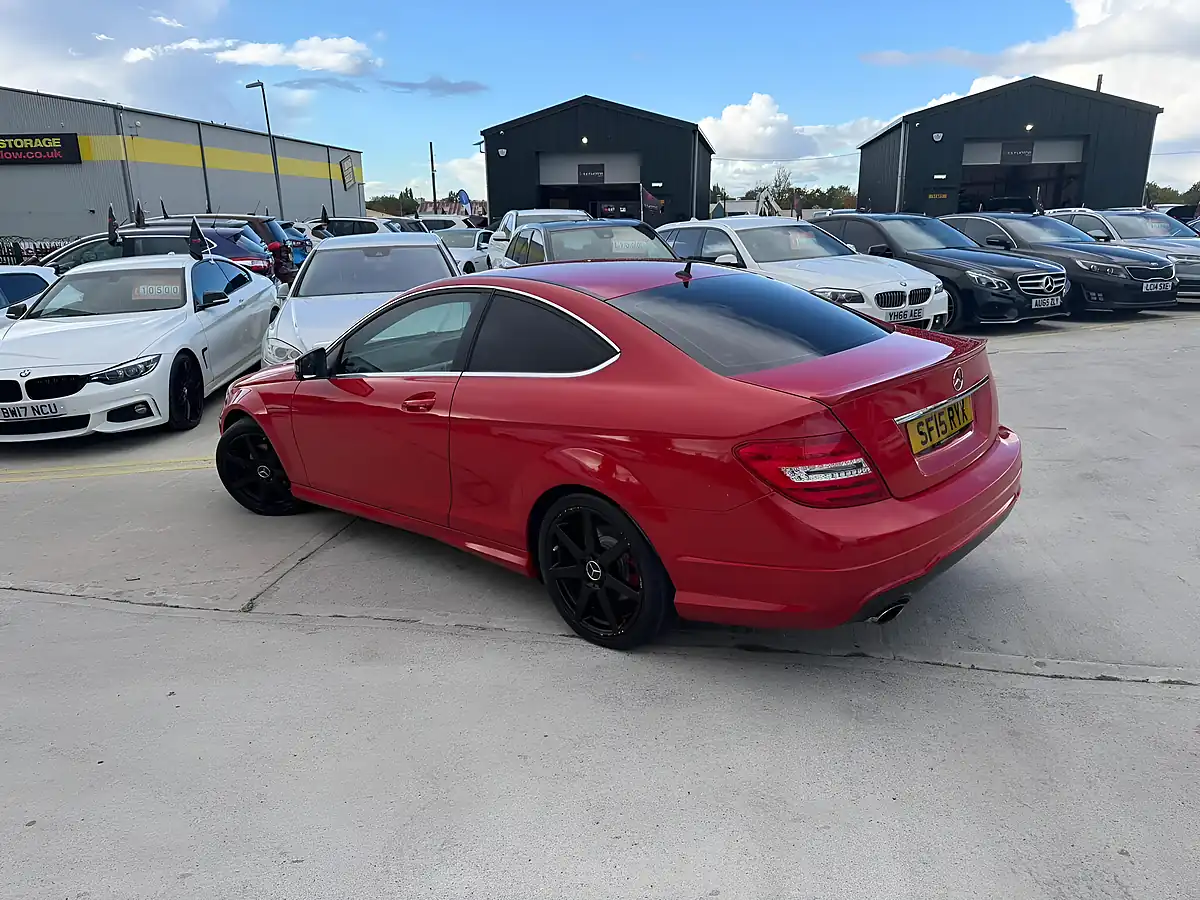 Used 2015 Mercedes-Benz C Class AMG Sport Edition Red - Interior and Exterior details 7
