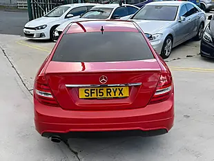 Used 2015 Mercedes-Benz C Class AMG Sport Edition Red - Interior and Exterior details 9