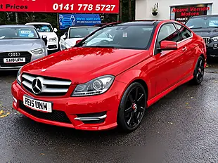 Used 2015 Mercedes-Benz C Class AMG Sport Edition Red - Interior and Exterior details 5