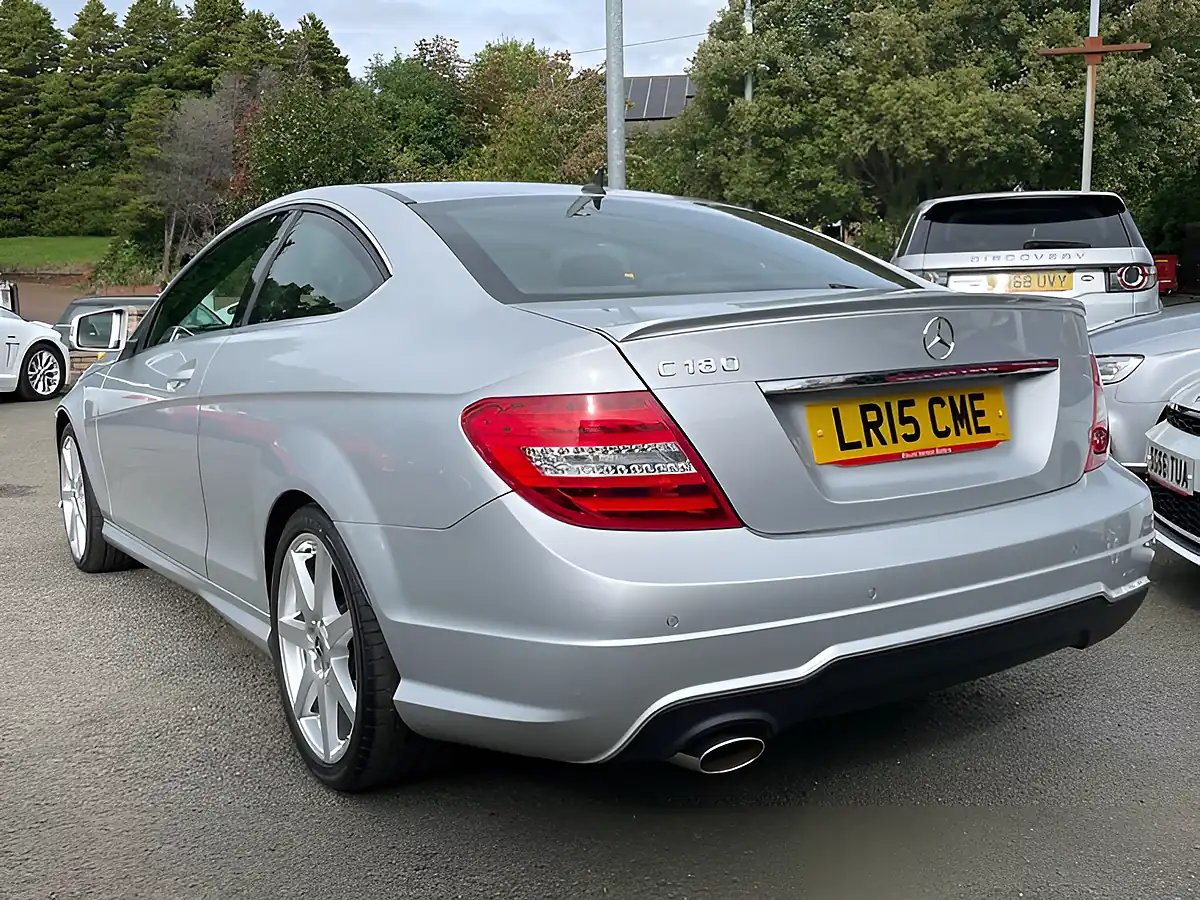 Used 2015 Mercedes-Benz C Class AMG Sport Edition Silver - Interior and Exterior details 4