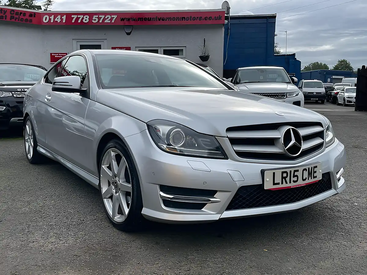 Used 2015 Mercedes-Benz C Class AMG Sport Edition Silver - Interior and Exterior details 7