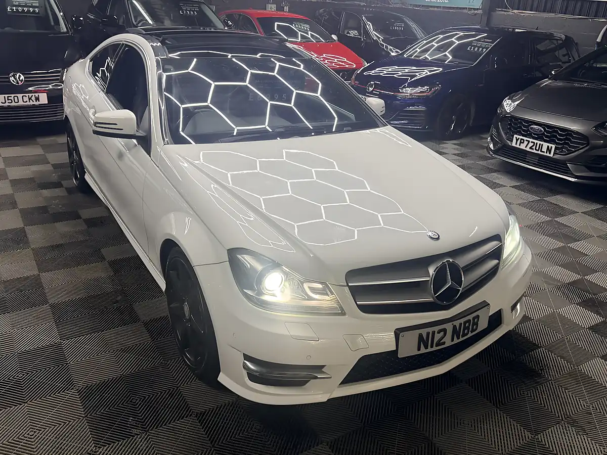 Used 2015 Mercedes-Benz C Class AMG Sport Edition White - Interior and Exterior details 10