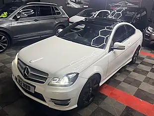 Used 2015 Mercedes-Benz C Class AMG Sport Edition White - Interior and Exterior details 11