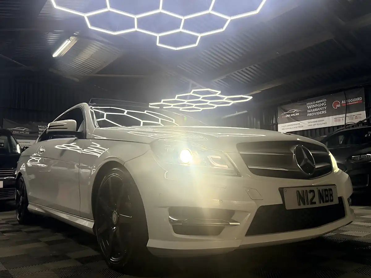 Used 2015 Mercedes-Benz C Class AMG Sport Edition White - Interior and Exterior details 12