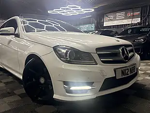 Used 2015 Mercedes-Benz C Class AMG Sport Edition White - Interior and Exterior details 2