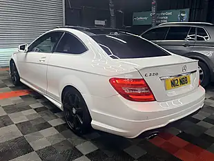 Used 2015 Mercedes-Benz C Class AMG Sport Edition White - Interior and Exterior details 4