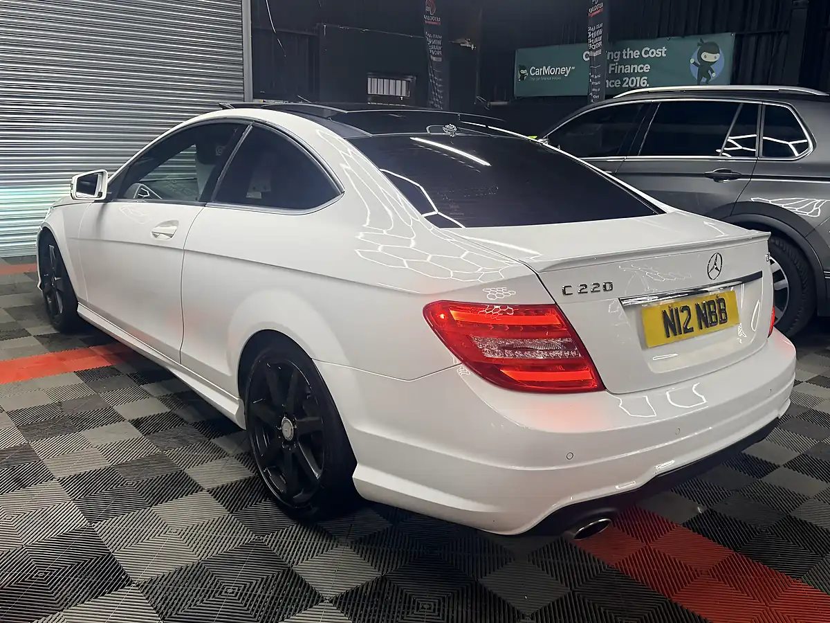 Used 2015 Mercedes-Benz C Class AMG Sport Edition White - Interior and Exterior details 4