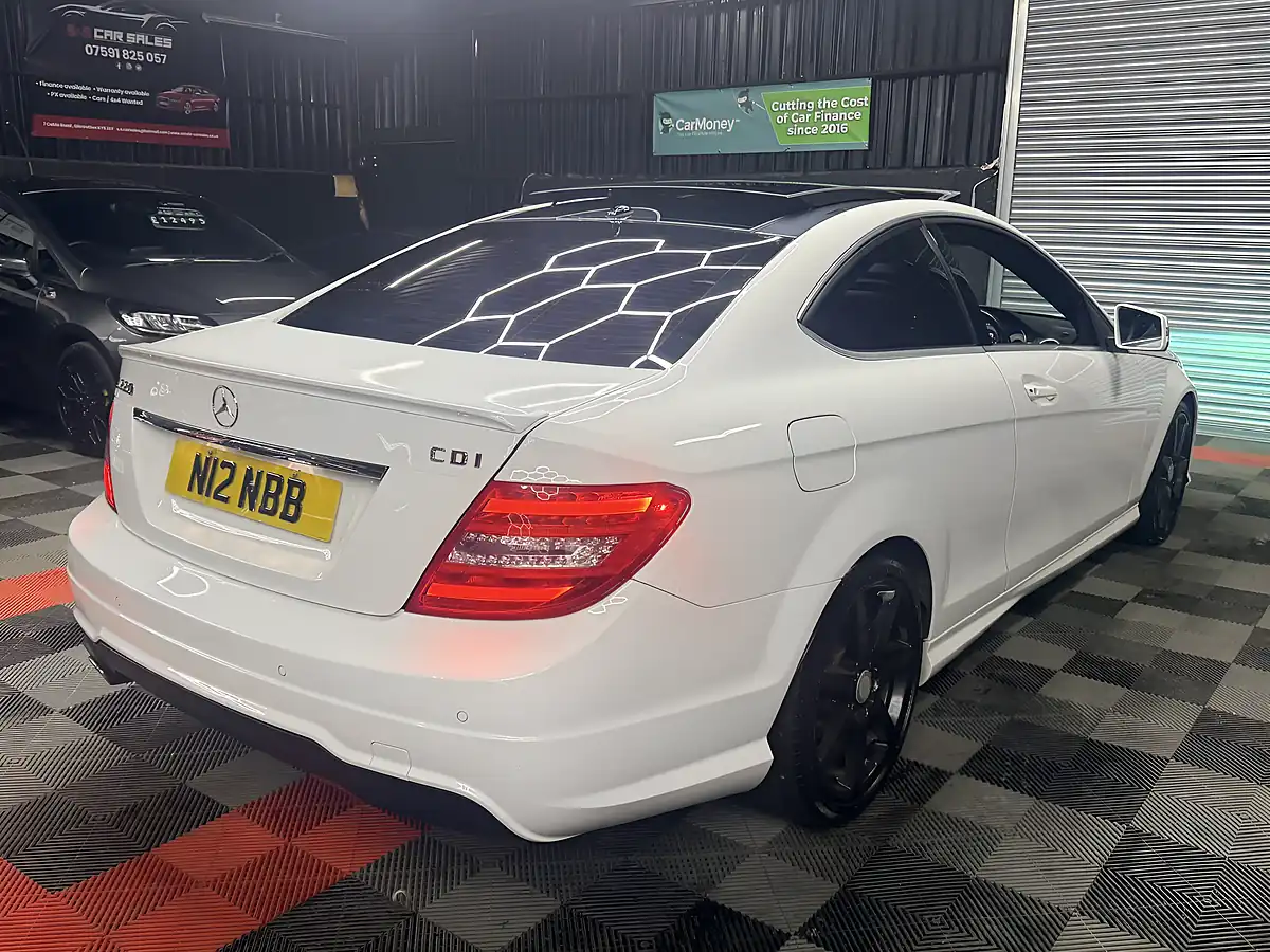 Used 2015 Mercedes-Benz C Class AMG Sport Edition White - Interior and Exterior details 5