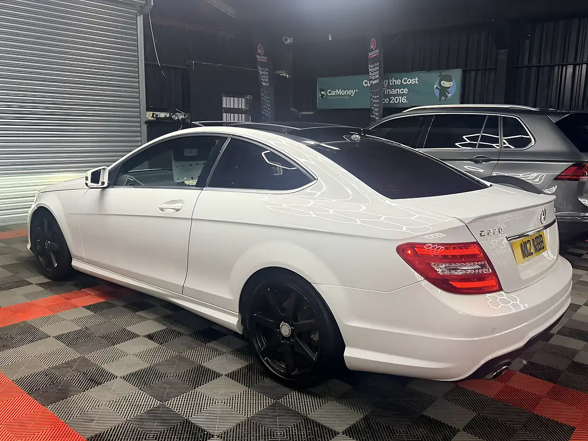 Used 2015 Mercedes-Benz C Class AMG Sport Edition White - Interior and Exterior details 7
