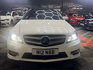 Used 2015 Mercedes-Benz C Class AMG Sport Edition White - Interior and Exterior details 8