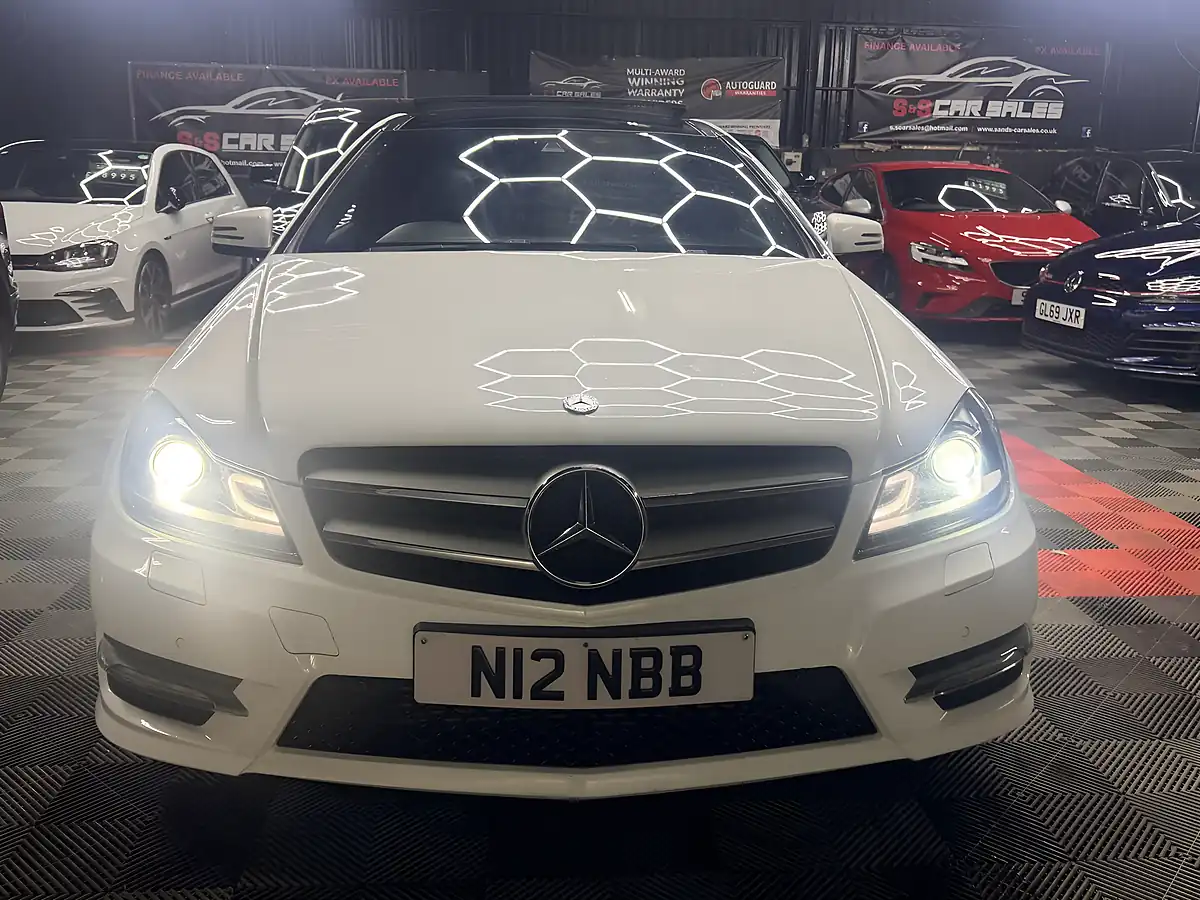 Used 2015 Mercedes-Benz C Class AMG Sport Edition White - Interior and Exterior details 8