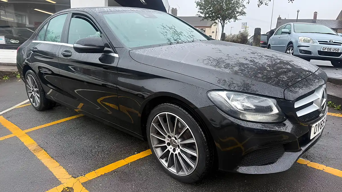 Used 2015 Mercedes-Benz C Class Se Black - Front View