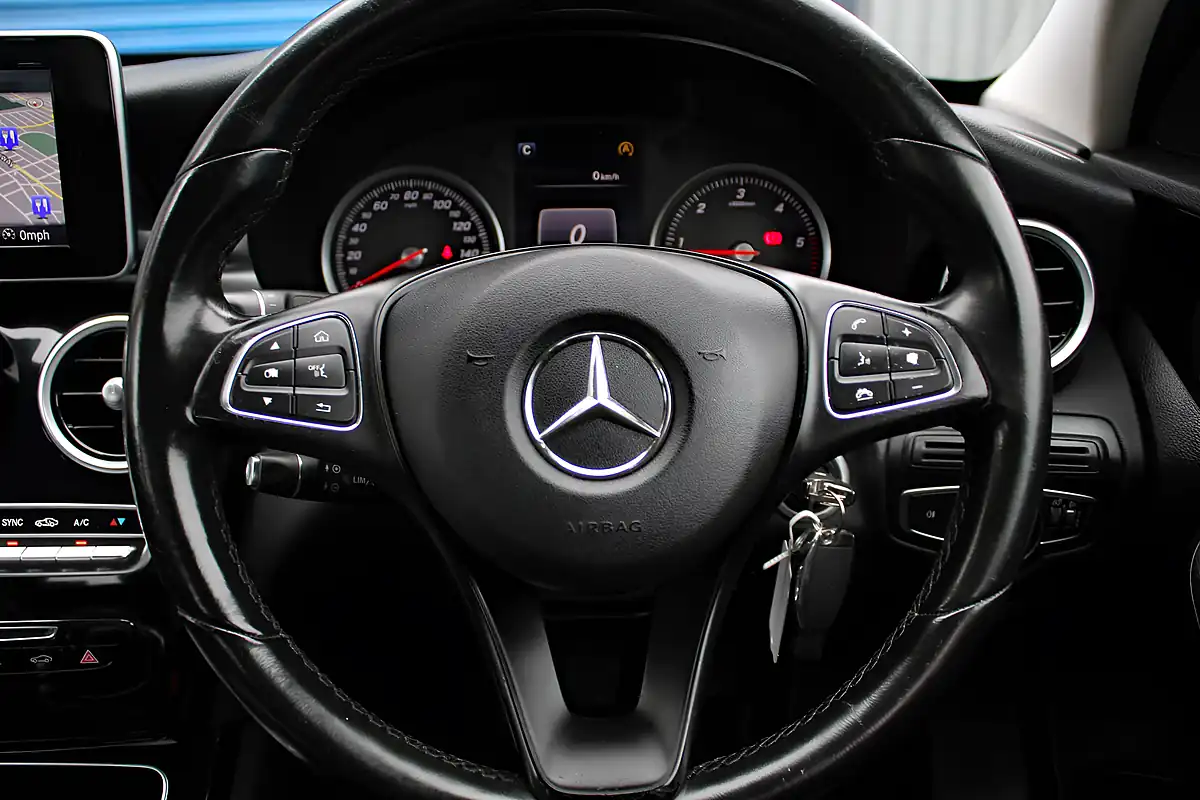 Used 2015 Mercedes-Benz C Class Se Black - Interior and Exterior details 15