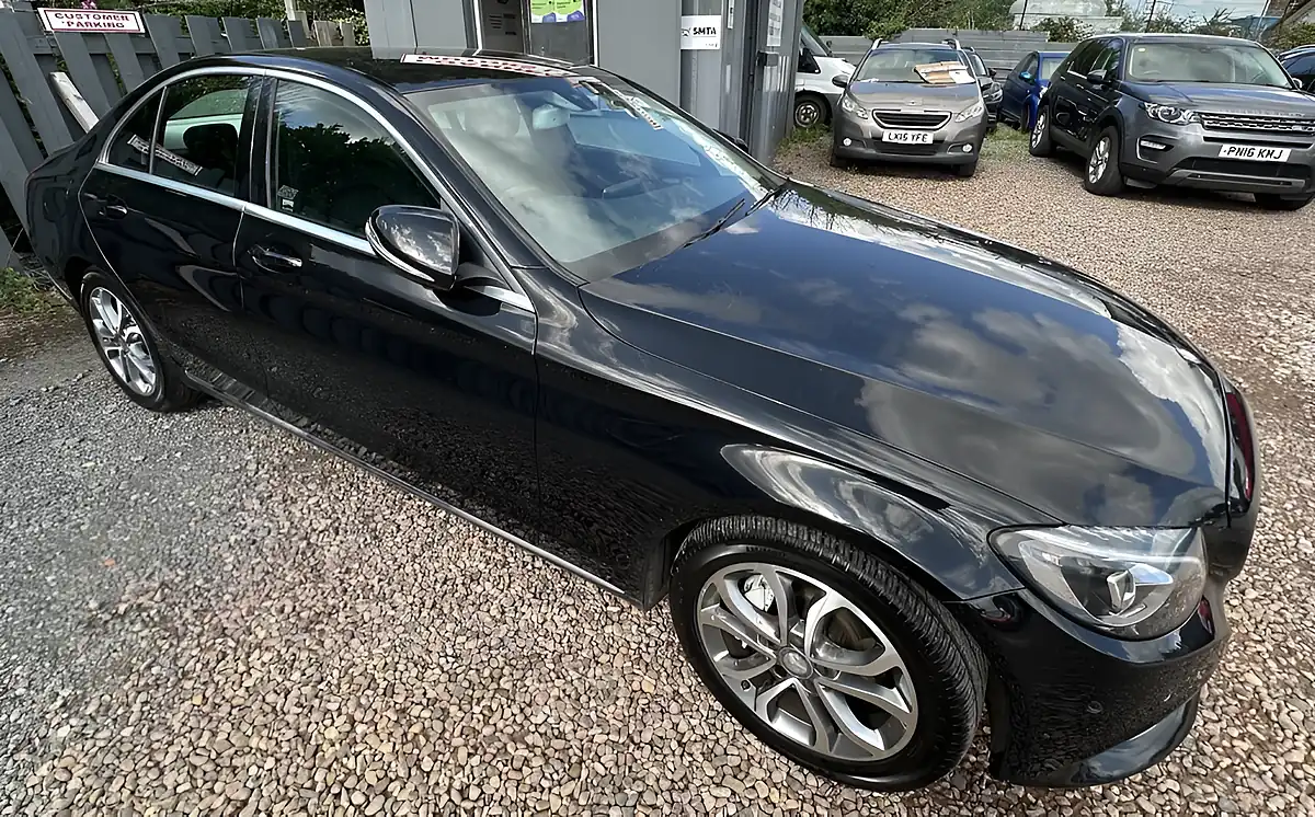 Used 2015 Mercedes-Benz C Class Sport Black - Front View