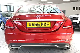 Used 2015 Mercedes-Benz C-Class Sport Hyacinth Red - Interior and Exterior details 14