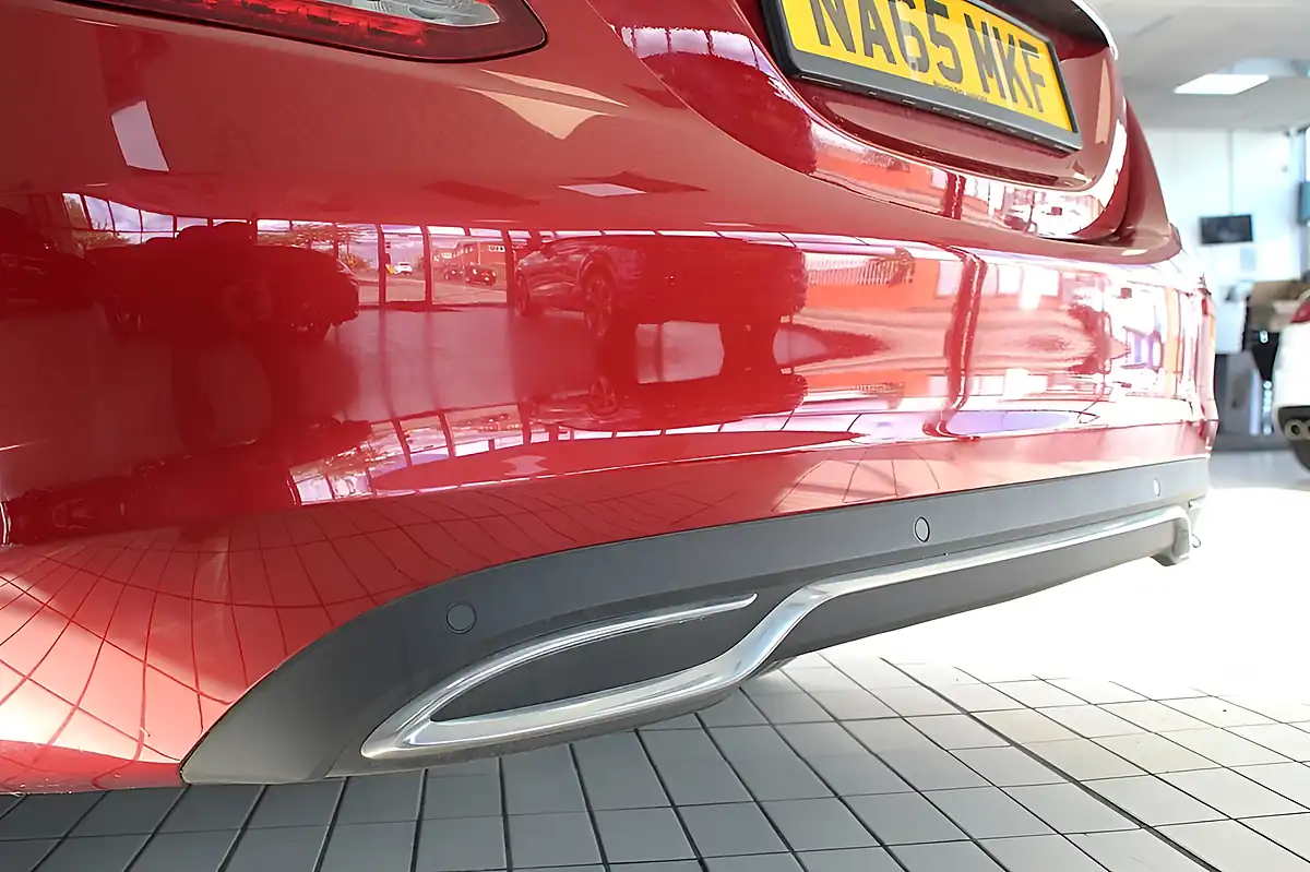 Used 2015 Mercedes-Benz C-Class Sport Hyacinth Red - Interior and Exterior details 16