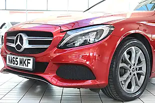Used 2015 Mercedes-Benz C-Class Sport Hyacinth Red - Interior and Exterior details 3