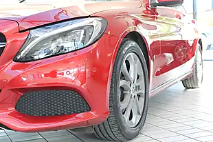 Used 2015 Mercedes-Benz C-Class Sport Hyacinth Red - Interior and Exterior details 5