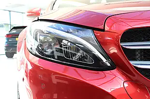 Used 2015 Mercedes-Benz C-Class Sport Hyacinth Red - Interior and Exterior details 9