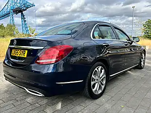 Used 2015 Mercedes-Benz C Class Sport (premium Plus) Blue - Interior and Exterior details 8