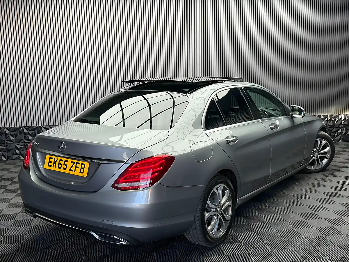 Used 2015 Mercedes-Benz C Class Sport (premium) Silver - Interior and Exterior details 12