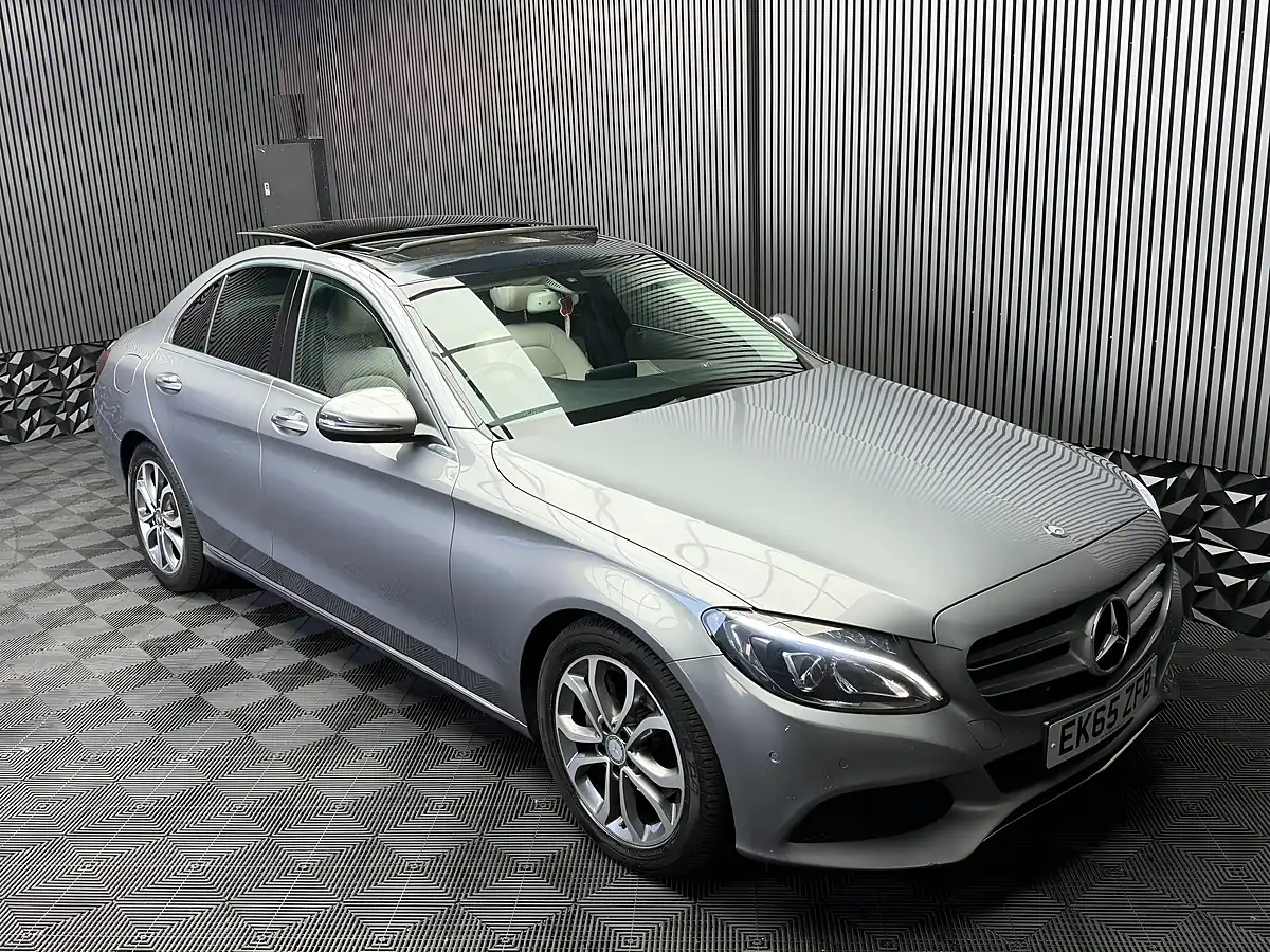 Used 2015 Mercedes-Benz C Class Sport (premium) Silver - Interior and Exterior details 5