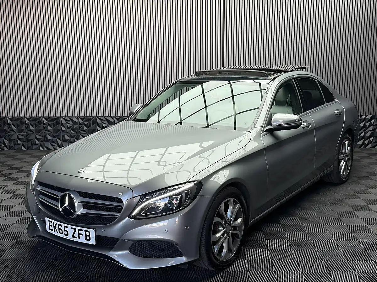 Used 2015 Mercedes-Benz C Class Sport (premium) Silver - Interior and Exterior details 8