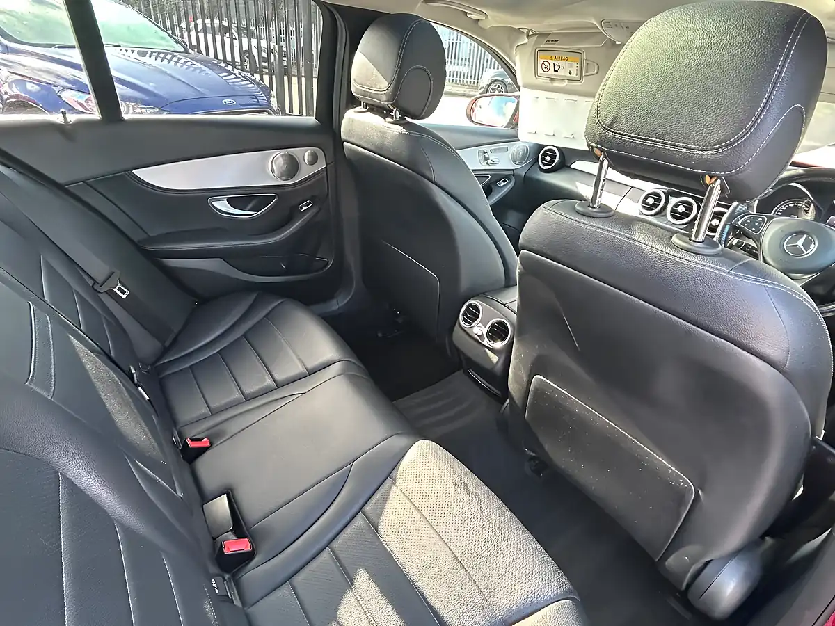 Used 2015 Mercedes-Benz C Class Sport Red - Interior and Exterior details 13