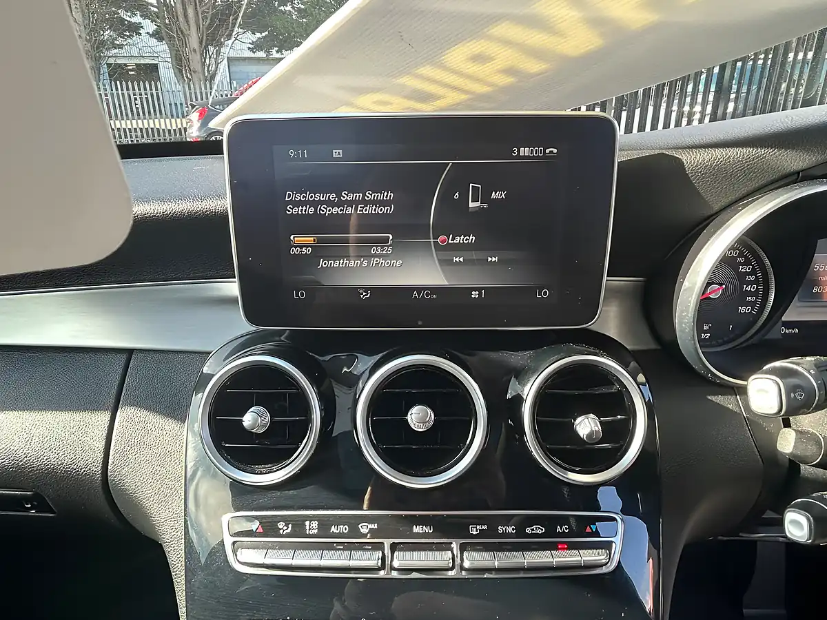 Used 2015 Mercedes-Benz C Class Sport Red - Interior and Exterior details 17