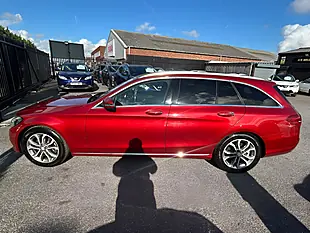 Used 2015 Mercedes-Benz C Class Sport Red - Interior and Exterior details 3