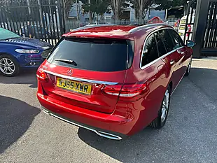 Used 2015 Mercedes-Benz C Class Sport Red - Interior and Exterior details 6