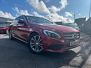 Used 2015 Mercedes-Benz C Class Sport Red - Interior and Exterior details 8