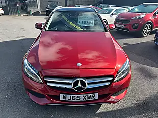 Used 2015 Mercedes-Benz C Class Sport Red - Interior and Exterior details 9