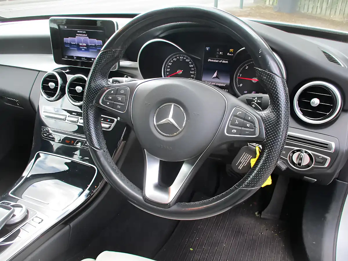 Used 2015 Mercedes-Benz C Class Sport Silver - Interior and Exterior details 9